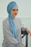 Rebecca - Turbante De Algodón Sky Blue