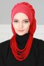 Isabella - Turbante De Algodón Rojo - Ayse Turban