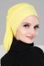 Isabella - Turbante De Algodón Amarillo - Ayse Turban
