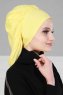 Isabella - Turbante De Algodón Amarillo - Ayse Turban