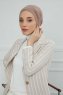 Ellie - Turbante De Algodón Taupe