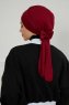 Ellie - Turbante De Algodón Burdeos