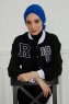 Ellie - Turbante De Algodón Azul