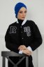 Ellie - Turbante De Algodón Azul
