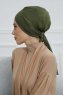 Ellie - Turbante De Algodón Caqui