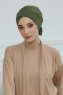 Ellie - Turbante De Algodón Caqui