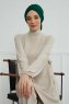 Ellie - Turbante De Algodón Verde Oscuro