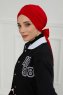 Ellie - Turbante De Algodón Rojo