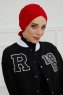 Ellie - Turbante De Algodón Rojo