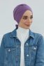 Ellie - Turbante De Algodón Violet
