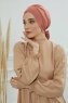 Ellie - Turbante De Algodón Salmón