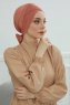 Ellie - Turbante De Algodón Salmón