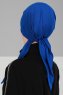 Felicia - Turbante De Algodón Azul