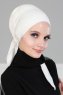 Felicia - Turbante De Algodón Crema