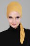 Felicia - Turbante De Algodón Mostaza