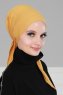 Felicia - Turbante De Algodón Mostaza