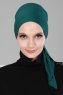 Felicia - Turbante De Algodón Verde Oscuro