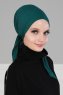 Felicia - Turbante De Algodón Verde Oscuro