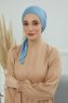 Felicia - Turbante De Algodón Sky Blue