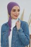 Felicia - Turbante De Algodón Violet