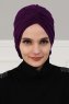 Kerstin - Turbante De Algodón Púrpura - Ayse Turban