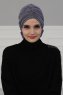 Kerstin - Turbante De Algodón Gris - Ayse Turban