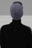 Kerstin - Turbante De Algodón Gris - Ayse Turban