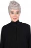 Sigrid - Hijab De Algodón Taupe - Ayse Turban