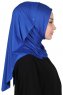 Sigrid - Hijab De Algodón Azul - Ayse Turban