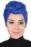 Sigrid - Hijab De Algodón Azul - Ayse Turban