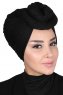 Sigrid - Hijab De Algodón Negro - Ayse Turban