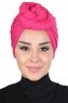 Sigrid - Hijab De Algodón Fucsia - Ayse Turban
