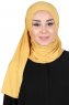 Sigrid - Hijab De Algodón Mostaza - Ayse Turban