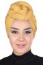 Sigrid - Hijab De Algodón Mostaza - Ayse Turban