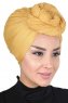Sigrid - Hijab De Algodón Mostaza - Ayse Turban