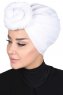 Sigrid - Hijab De Algodón Blanco - Ayse Turban