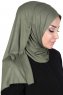 Sigrid - Hijab De Algodón Caqui - Ayse Turban