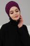 Monica - Turbante De Algodón Púrpura - Ayse Turban