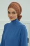 Monica - Turbante De Algodón Caramel
