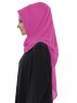 Evelina - Hijab Práctico Fucsia - Ayse Turban