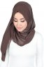 Joline - Hijab Chiffon Premium Marrón