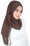 Joline - Hijab Chiffon Premium Marrón