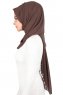 Joline - Hijab Chiffon Premium Marrón