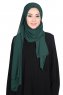 Joline - Hijab Chiffon Premium Verde Oscuro