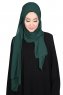 Joline - Hijab Chiffon Premium Verde Oscuro