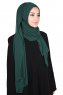 Joline - Hijab Chiffon Premium Verde Oscuro
