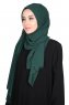 Joline - Hijab Chiffon Premium Verde Oscuro