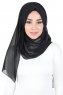 Joline - Hijab Chiffon Premium Negro
