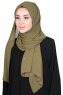 Joline - Hijab Chiffon Premium Caqui