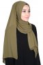 Joline - Hijab Chiffon Premium Caqui
